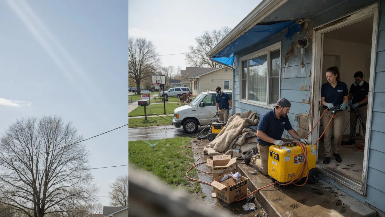 Basement Flood Cleanup in Dahlen, ND near me